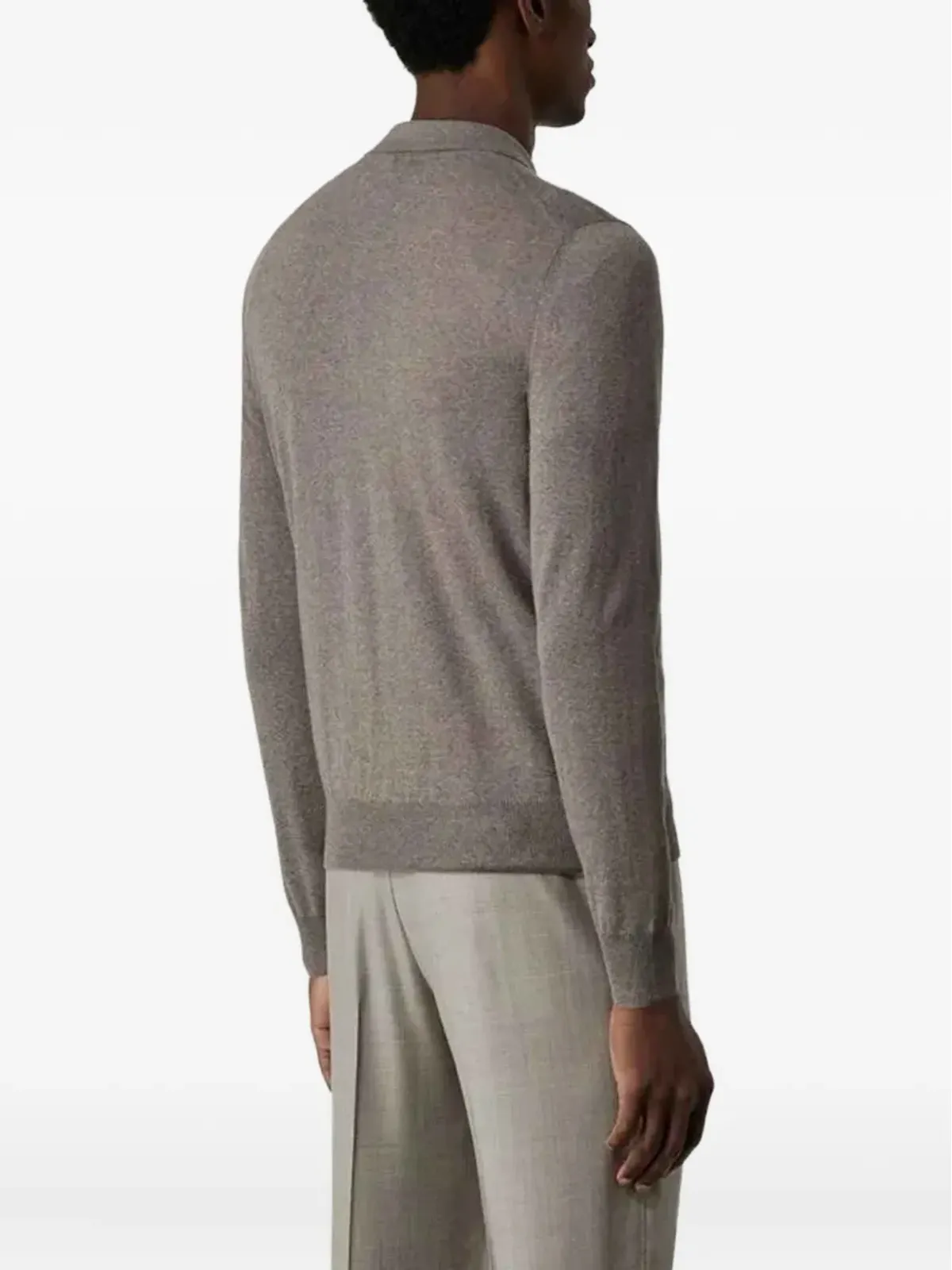 Canali ポロネック長袖セーター - 画像3