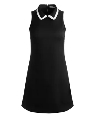alice + olivia Velia ノースリーブミニドレス - ブラック - サムネイル1