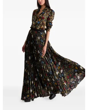 alice + olivia Katz プリーツマキシスカート - サムネイル3