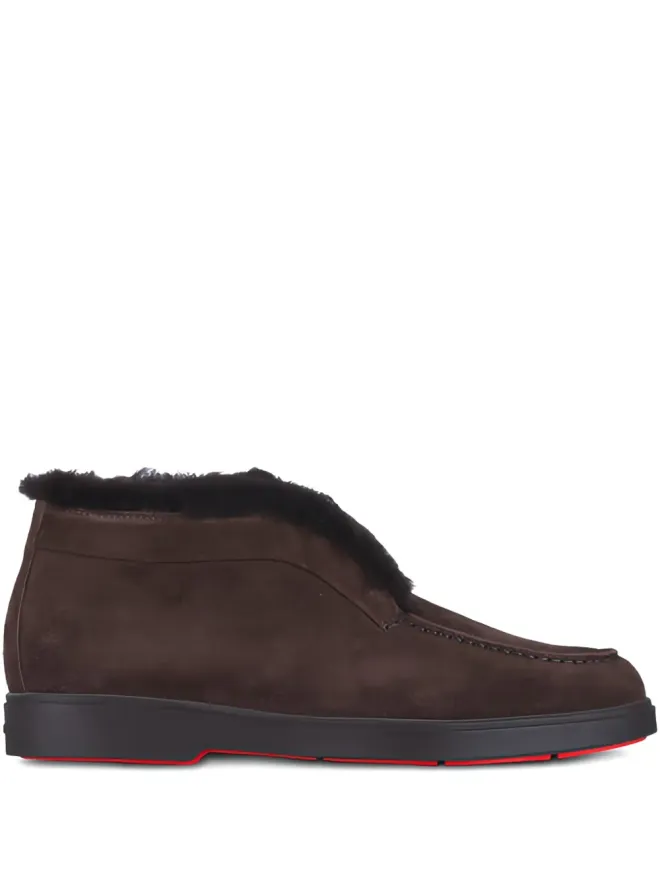 Santoni Santoni フォーチュン シアリングトリム ローファーの商品画像