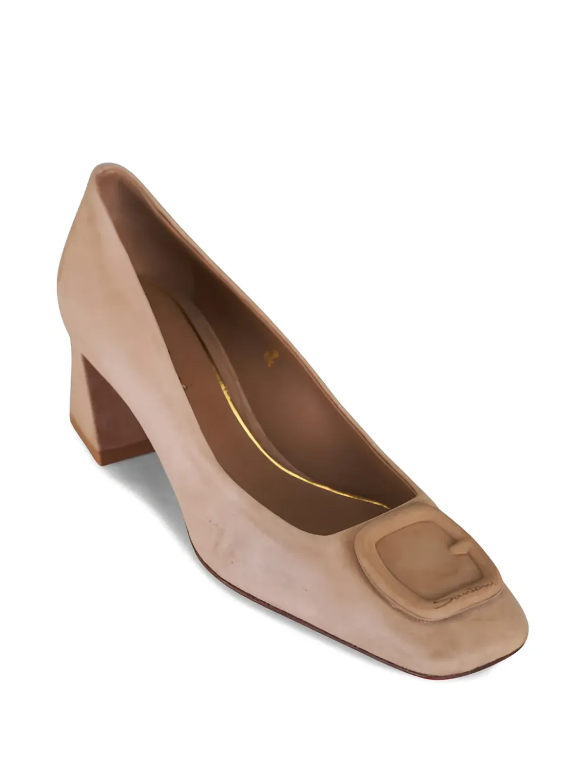 Santoni ペニーパンプス ブラウン - 画像2