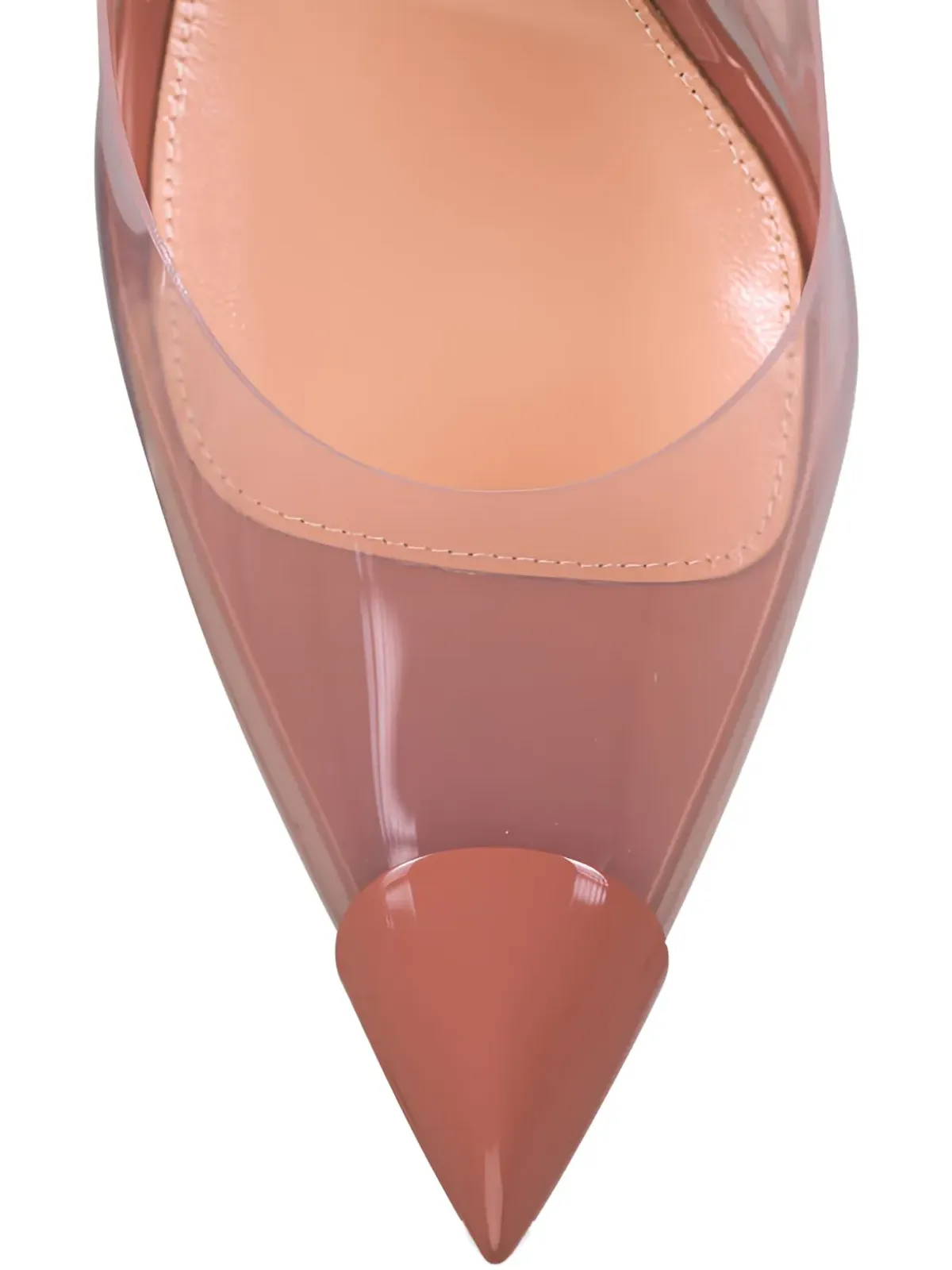 Gianvito Rossi Diana ポインテッドトゥ・スリングバック・サンダル（ピンク） - 画像4