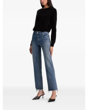 alice + olivia Carolee クルーネック ふわふわセーター（ブラック） - サムネイル3