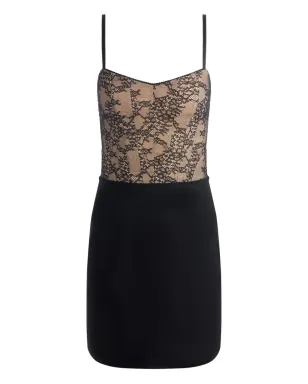 alice + olivia カルラ レースコルセット ミニドレス - ブラック - サムネイル1