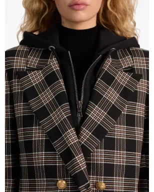 alice + olivia Jordan plaid ダブルブレストジャケット - サムネイル5