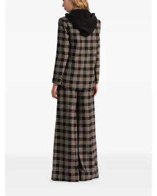 alice + olivia Jordan plaid ダブルブレストジャケット - サムネイル3