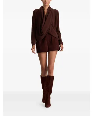 alice + olivia ジュールズ ドレープ カウルネック セーター - Brown - サムネイル2