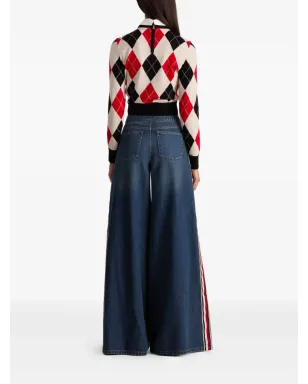alice + olivia キャロラン アーガイル柄セーター - サムネイル4