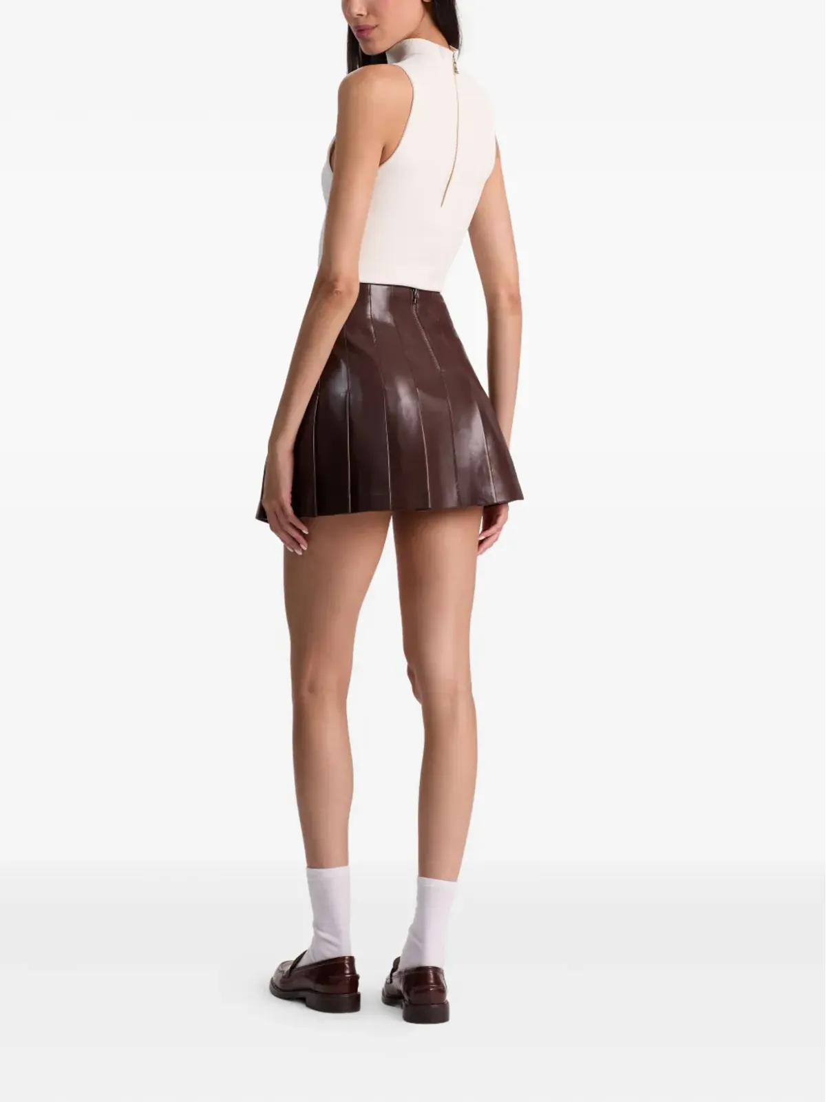 alice + olivia Carter プリーツミニスカート - 画像4