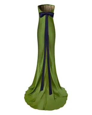 Alejandra Alonso Rojas ボウディテールのストラップレスガウン - サムネイル5