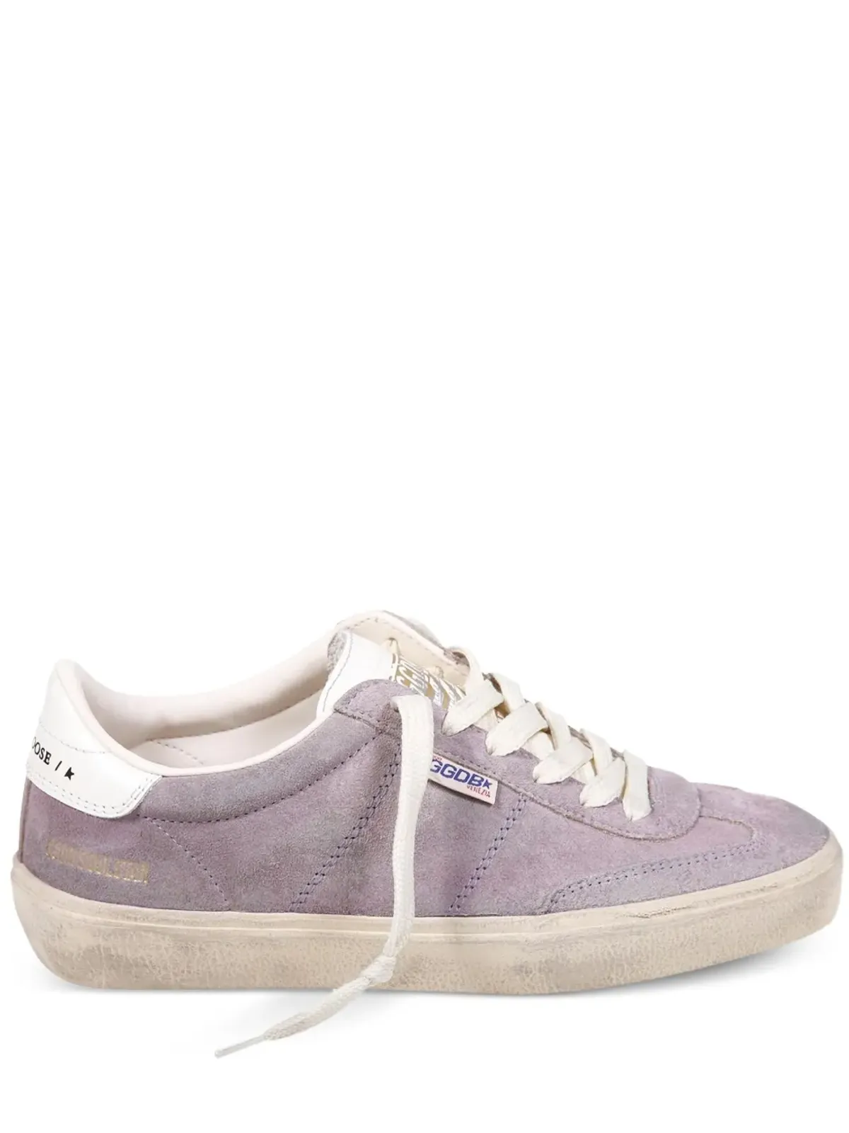 Golden Goose スエード レースアップ ロー・トップスニーカー - パープル - 画像1