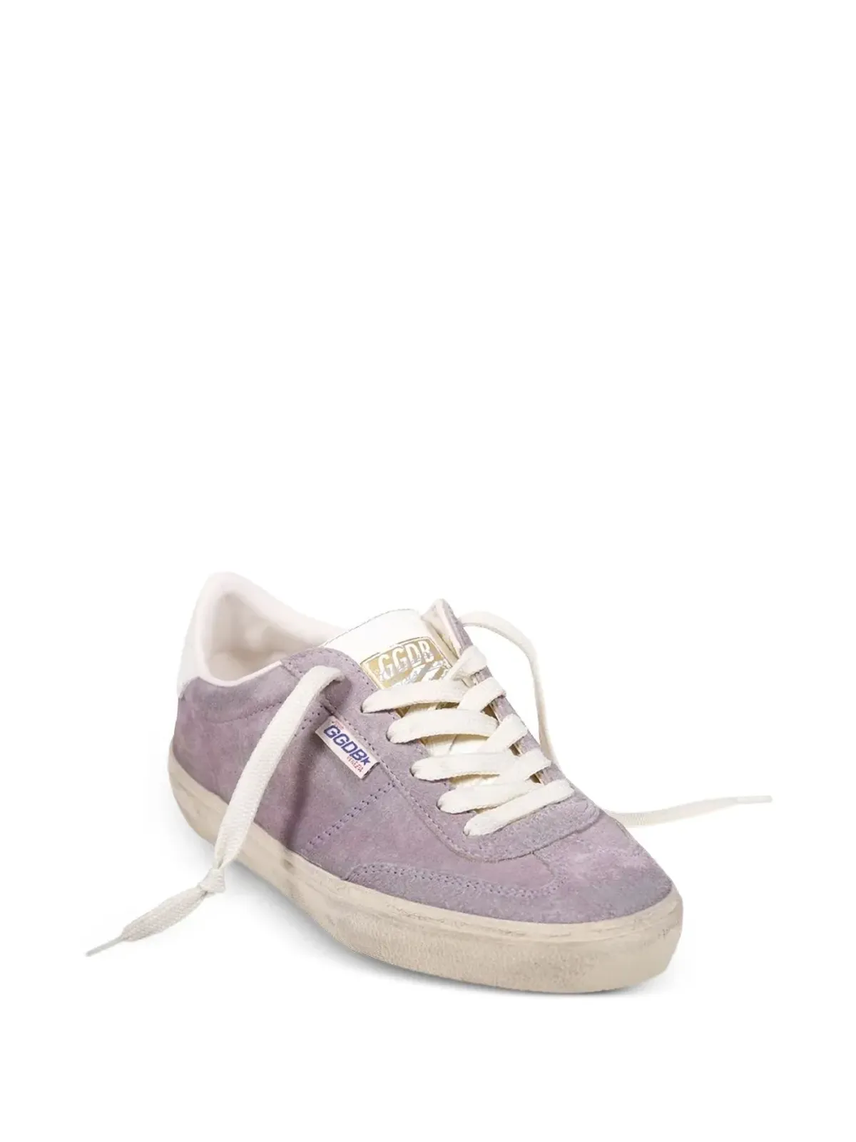 Golden Goose スエード レースアップ ロー・トップスニーカー - パープル - 画像2