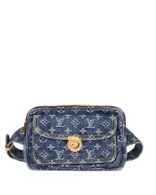 Louis Vuitton Pre-Owned モノグラムデニムバッグ ブルー - サムネイル1