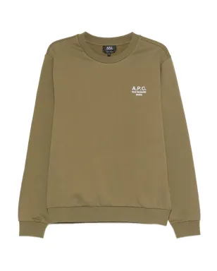 A.P.C. Standard Rue Madame コットン スウェットシャツ - グリーン - サムネイル1