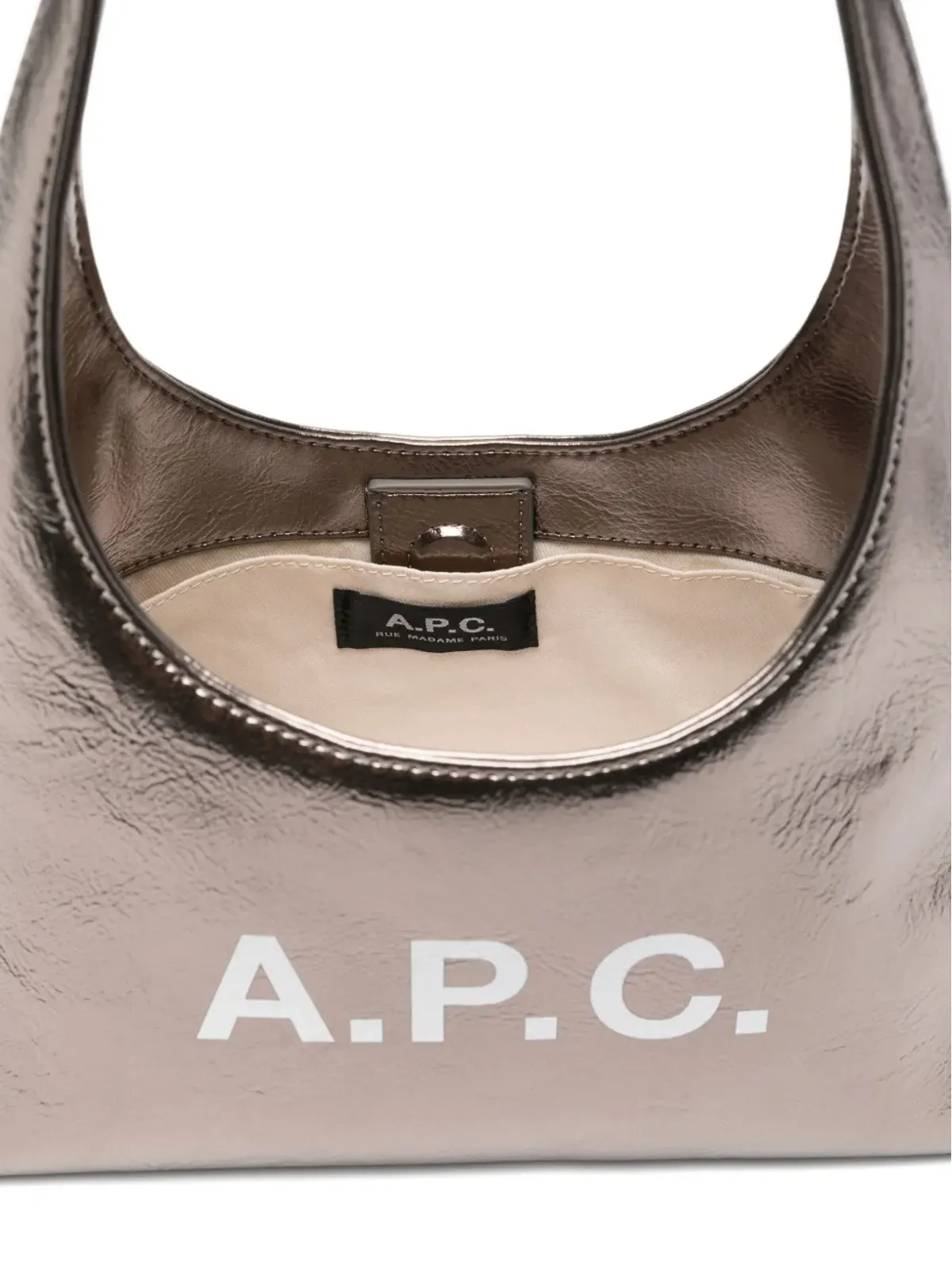 A.P.C. メタリックロゴ ショルダーバッグ - 画像5
