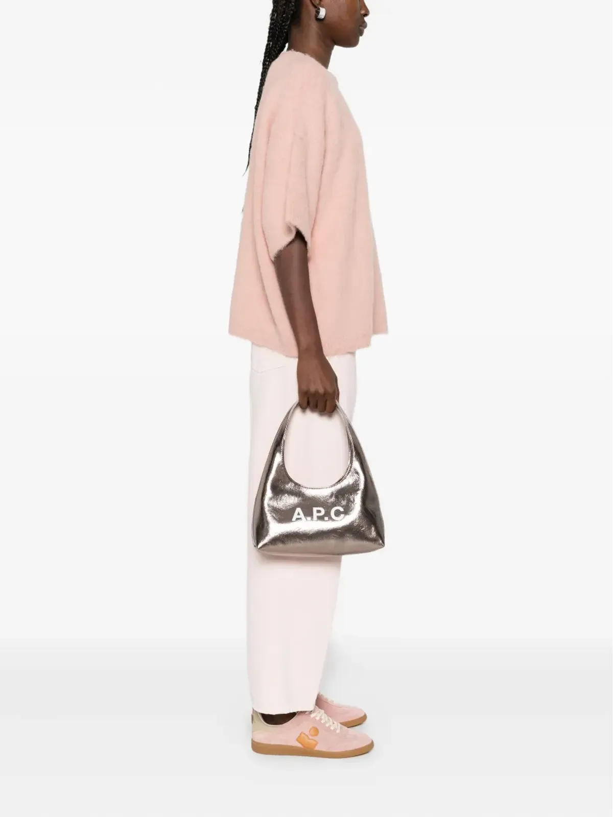 A.P.C. メタリックロゴ ショルダーバッグ - 画像2