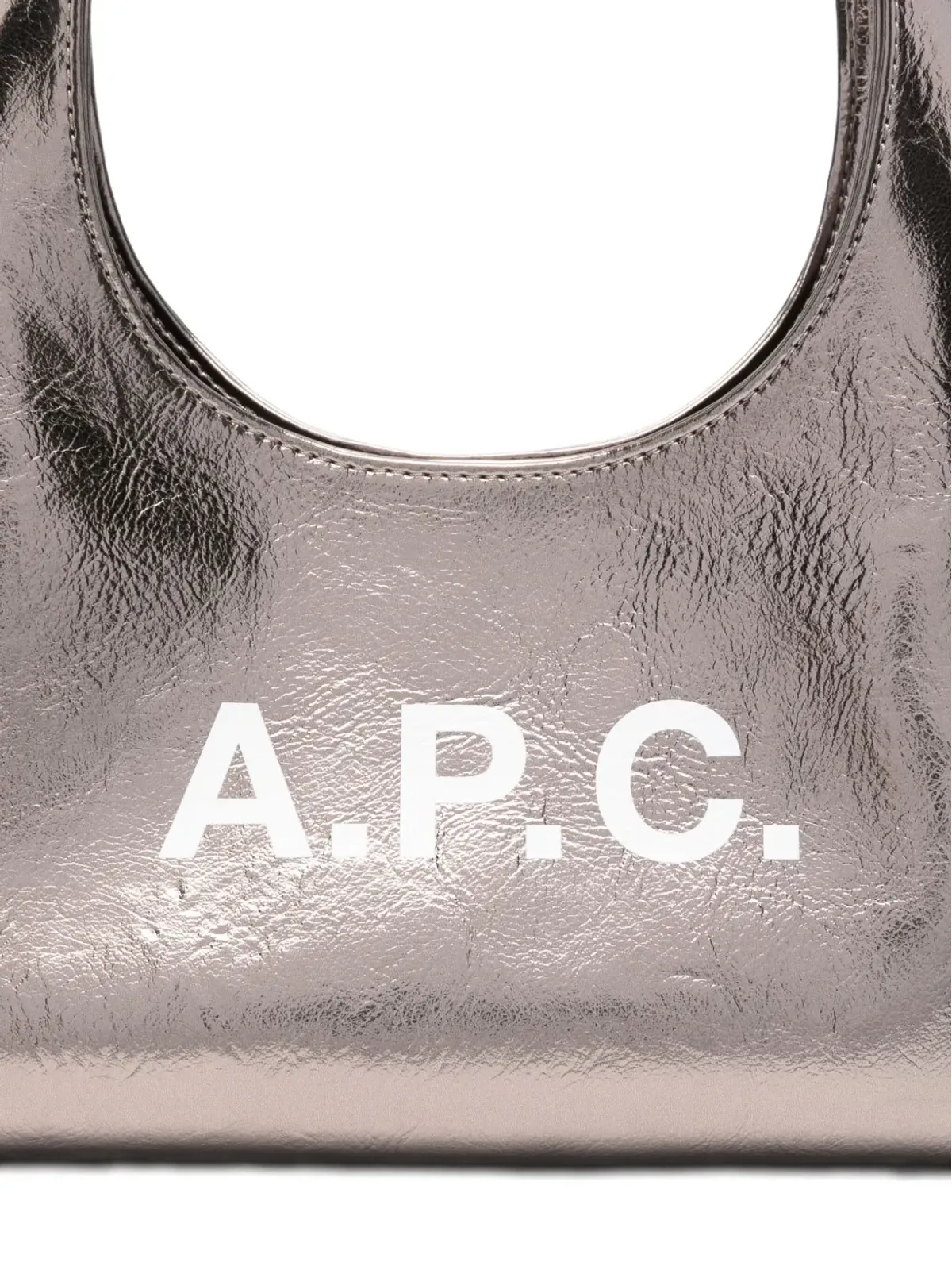 A.P.C. メタリックロゴ ショルダーバッグ - 画像4