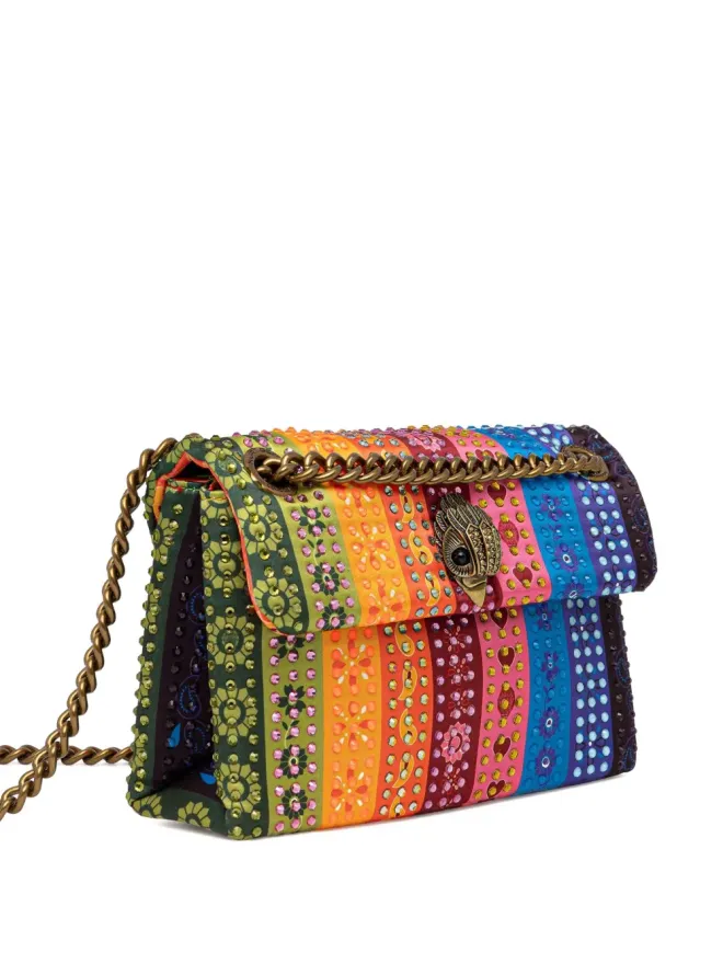 Kurt Geiger London Kurt Geiger London embellished chain mini bag - Orangeの商品画像