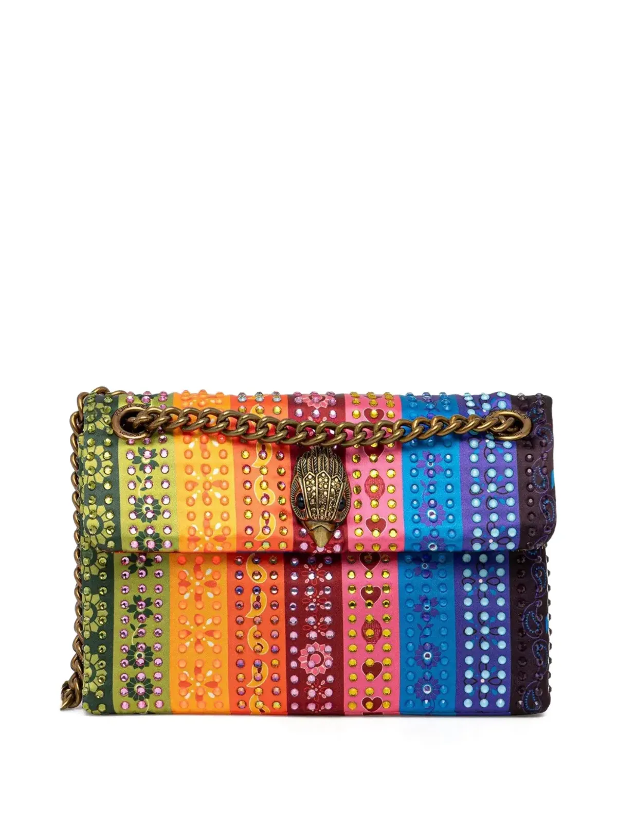 Kurt Geiger London embellished chain mini bag - Orange - 画像2