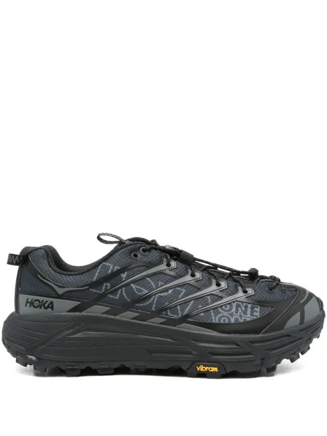HOKA HOKA Mafate Three2 Wordmark lace-up sneakers - Blackの商品画像