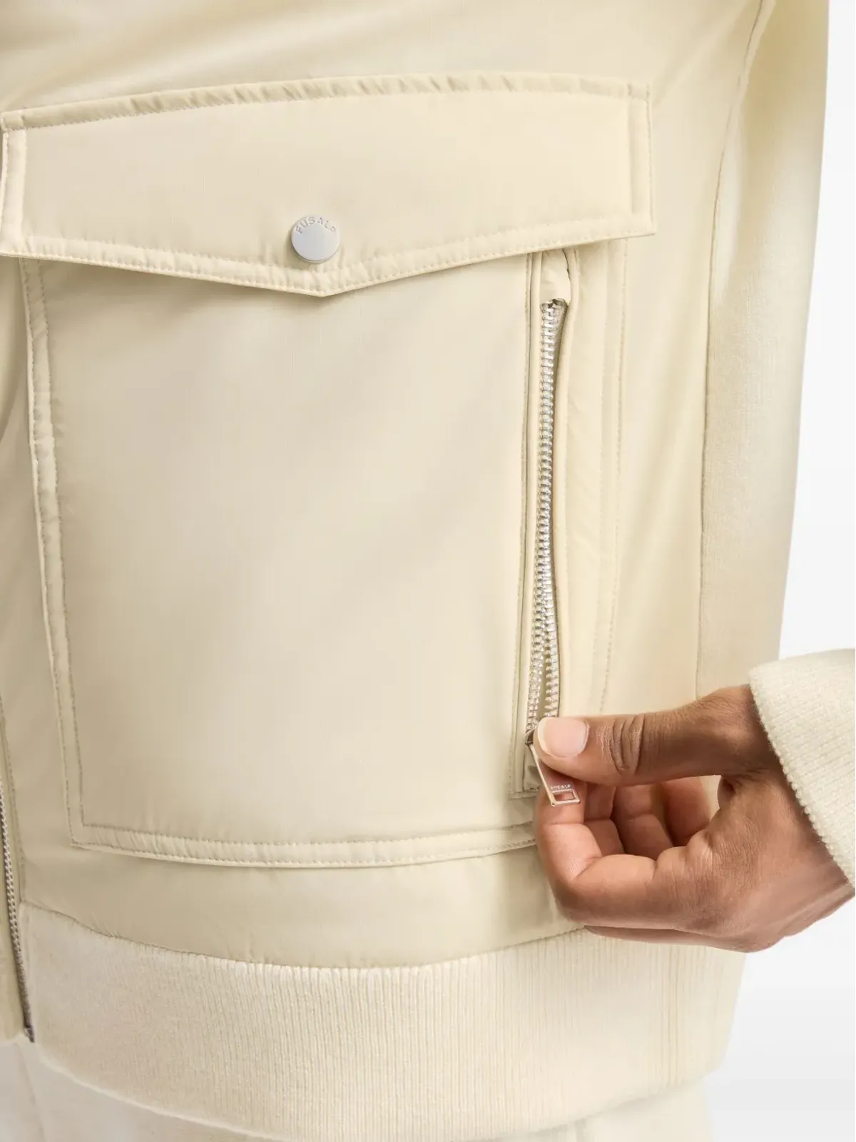 Fusalp wool panelled jacket - Neutrals - 画像5
