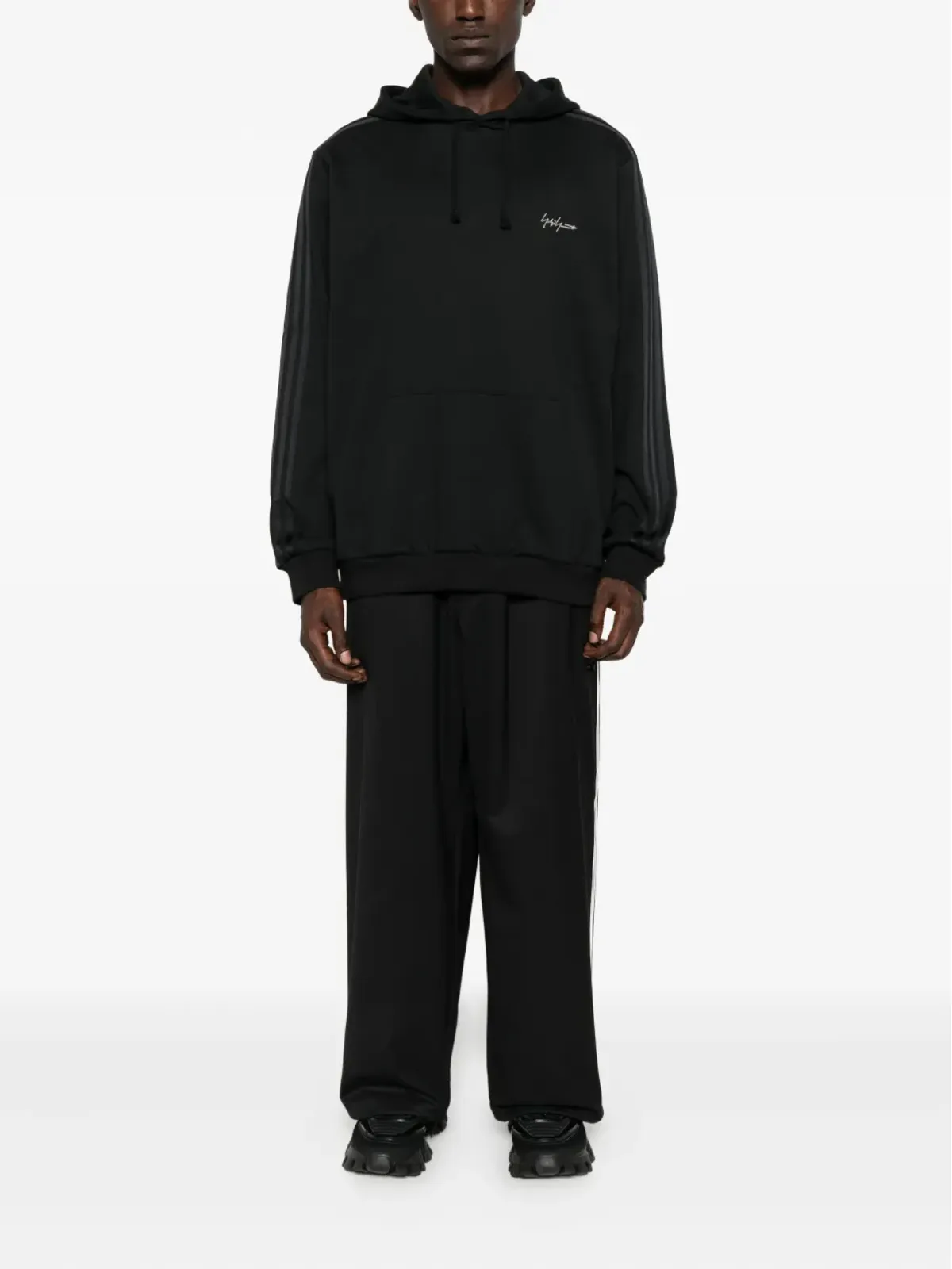 Y-3 サイドストライプポケット付きトラックパンツ - 画像2