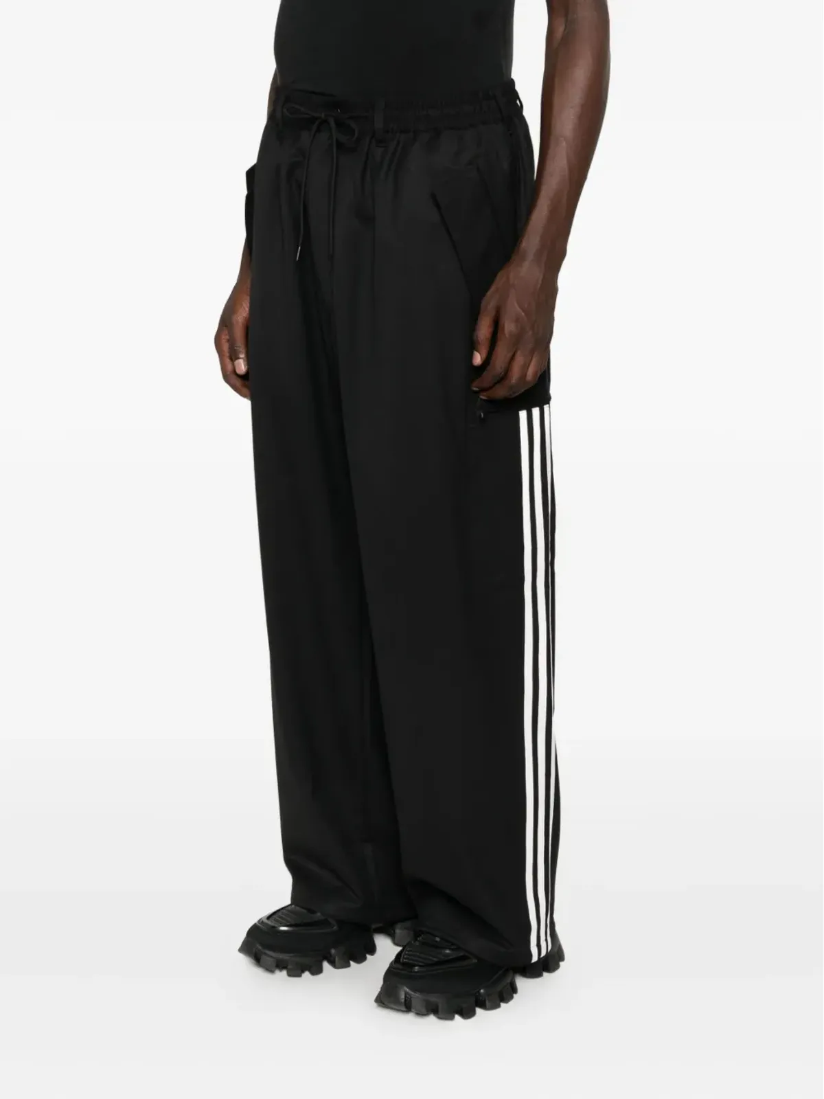 Y-3 サイドストライプポケット付きトラックパンツ - 画像3