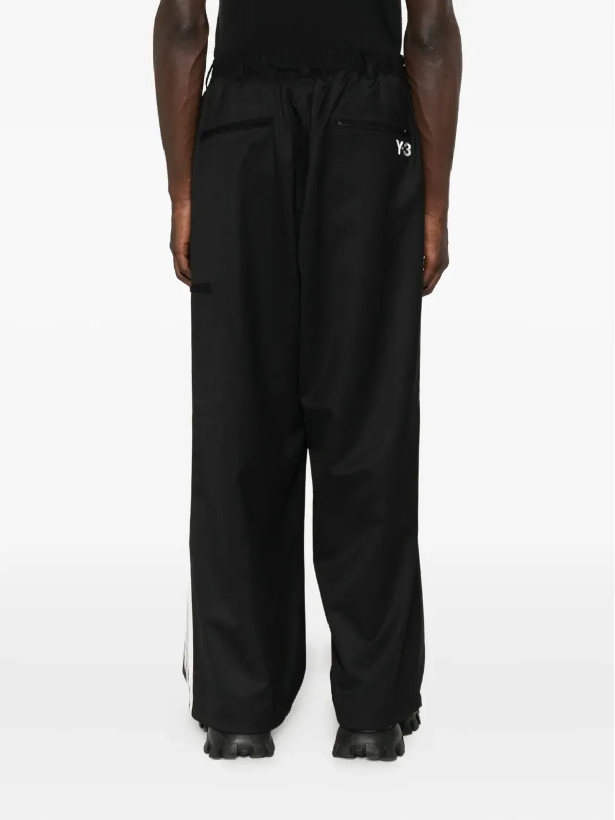 Y-3 サイドストライプポケット付きトラックパンツ - 画像4
