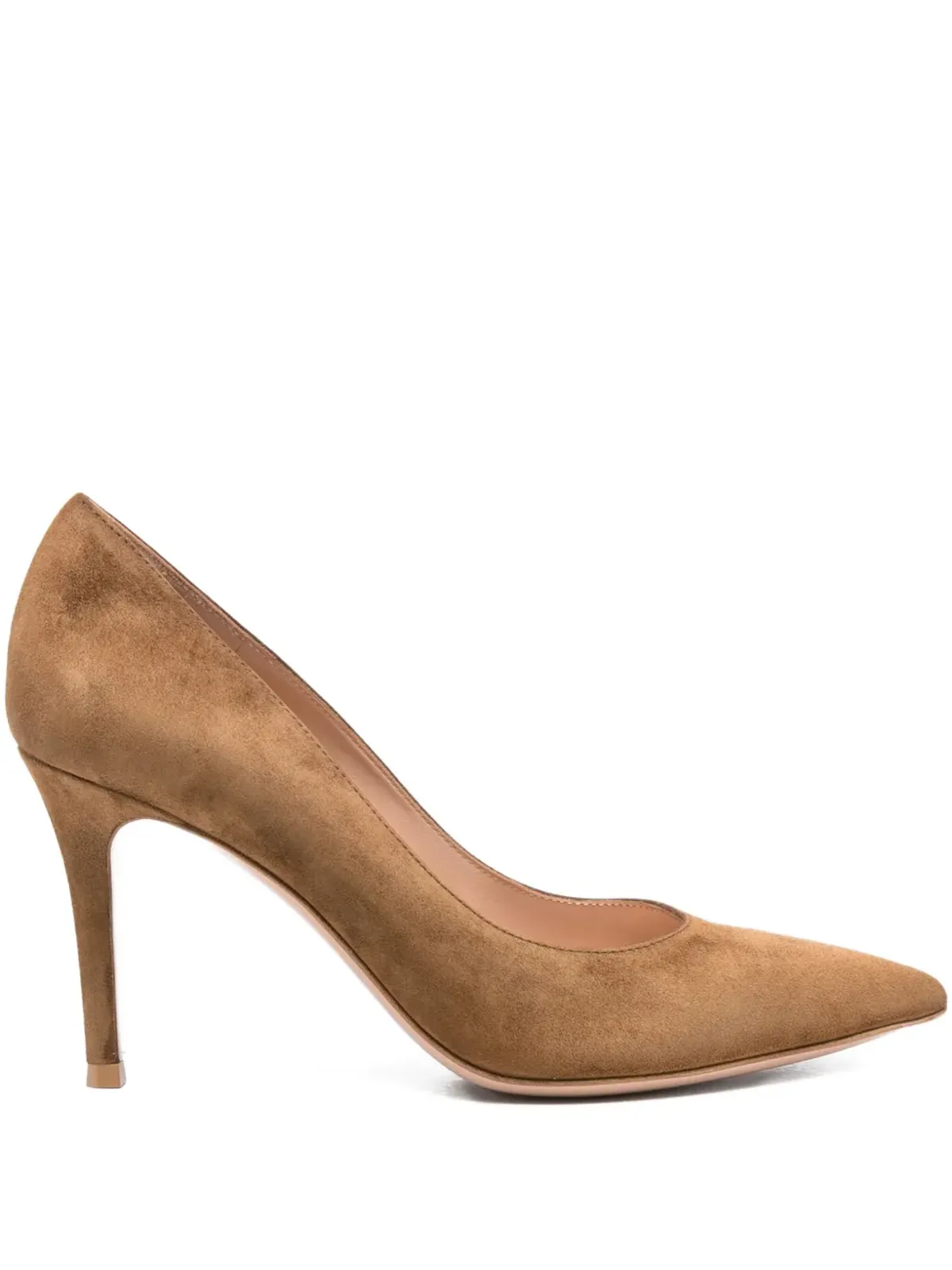 Gianvito Rossi ポインテッドトゥ・スティレットパンプス - ブラウン - 画像1