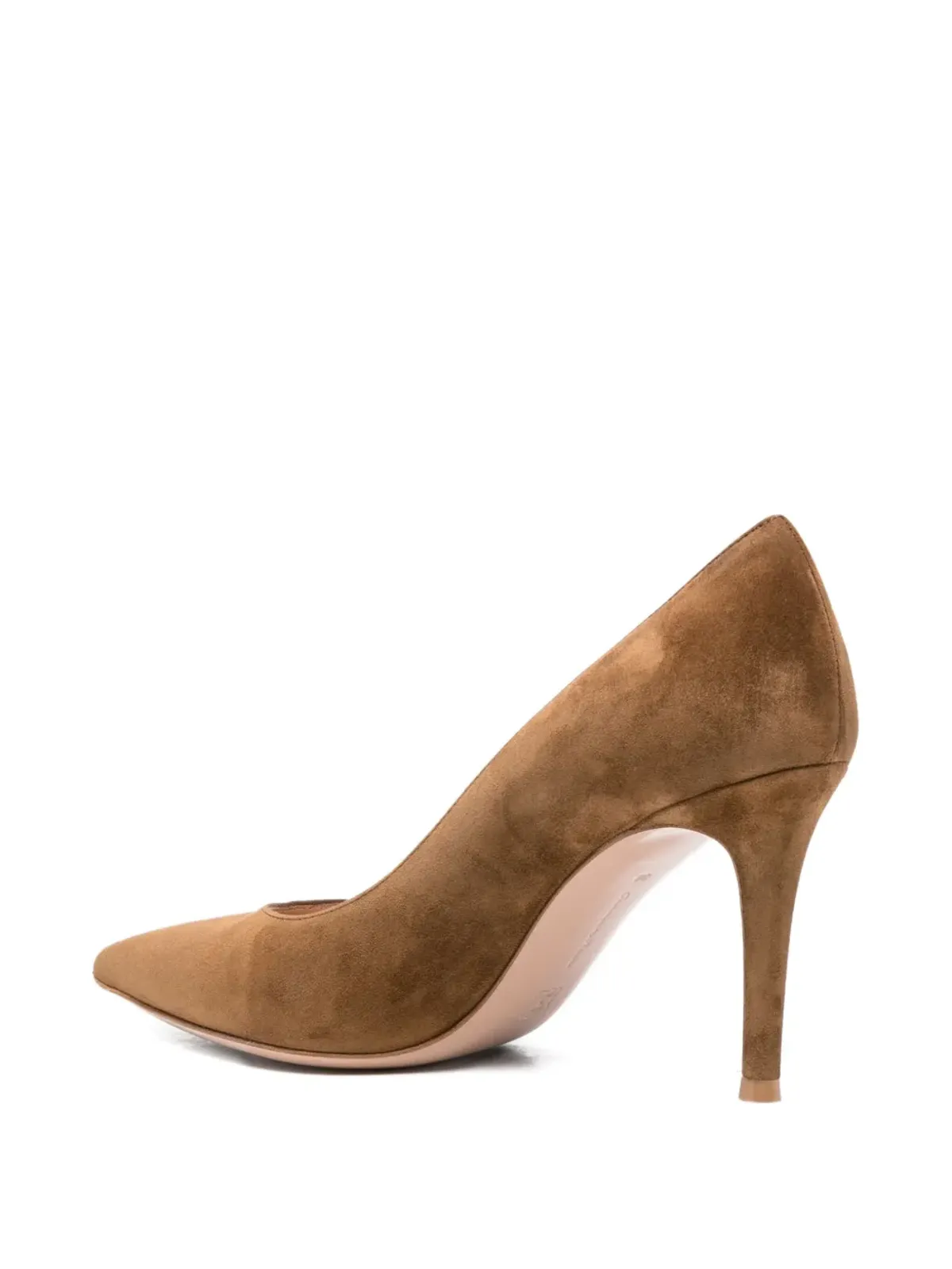 Gianvito Rossi ポインテッドトゥ・スティレットパンプス - ブラウン - 画像3