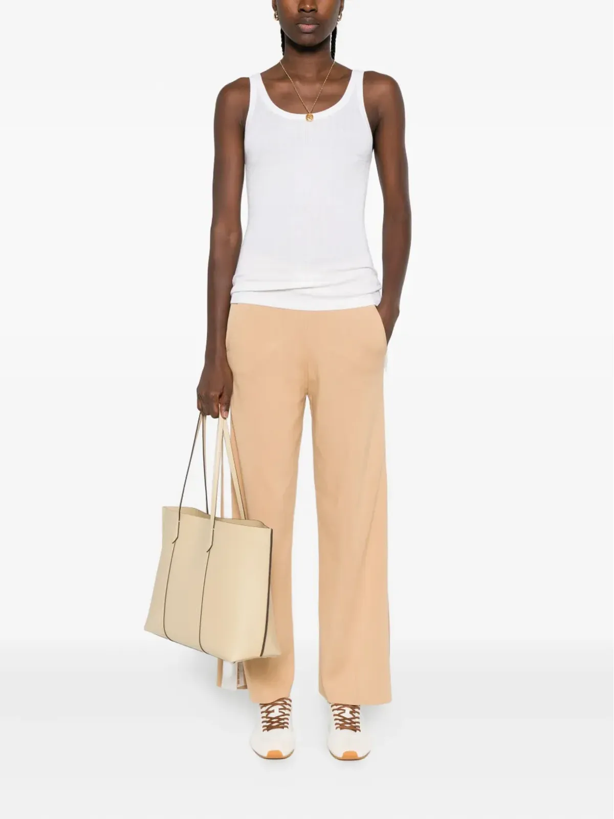 Elisabetta Franchi scoop-neck tank top - 画像2