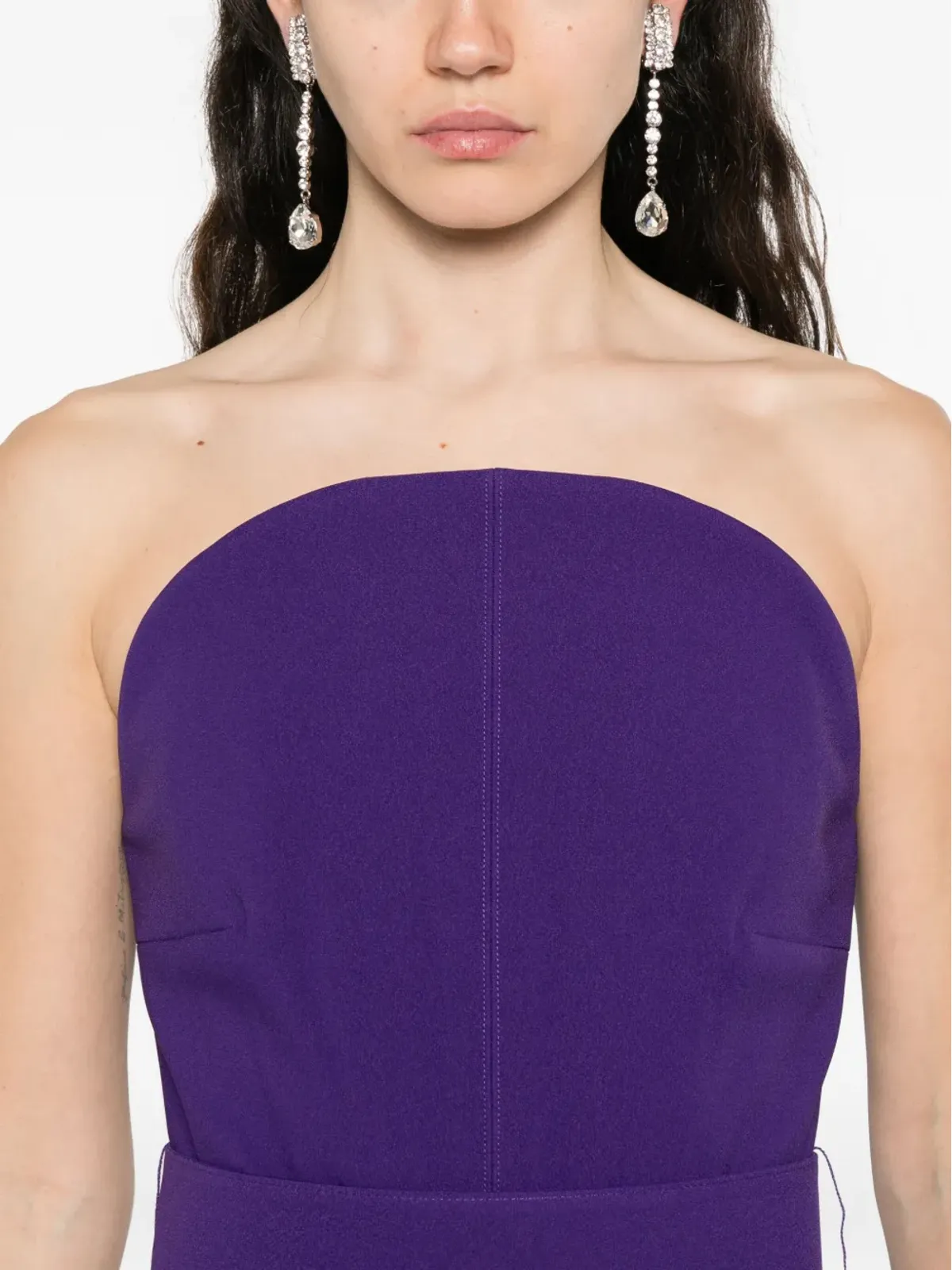 Solace London The Citra strapless maxi dress - Purple - 画像5