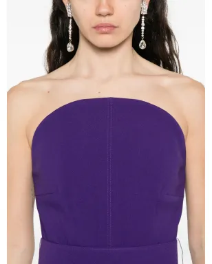 Solace London The Citra strapless maxi dress - Purple - サムネイル5