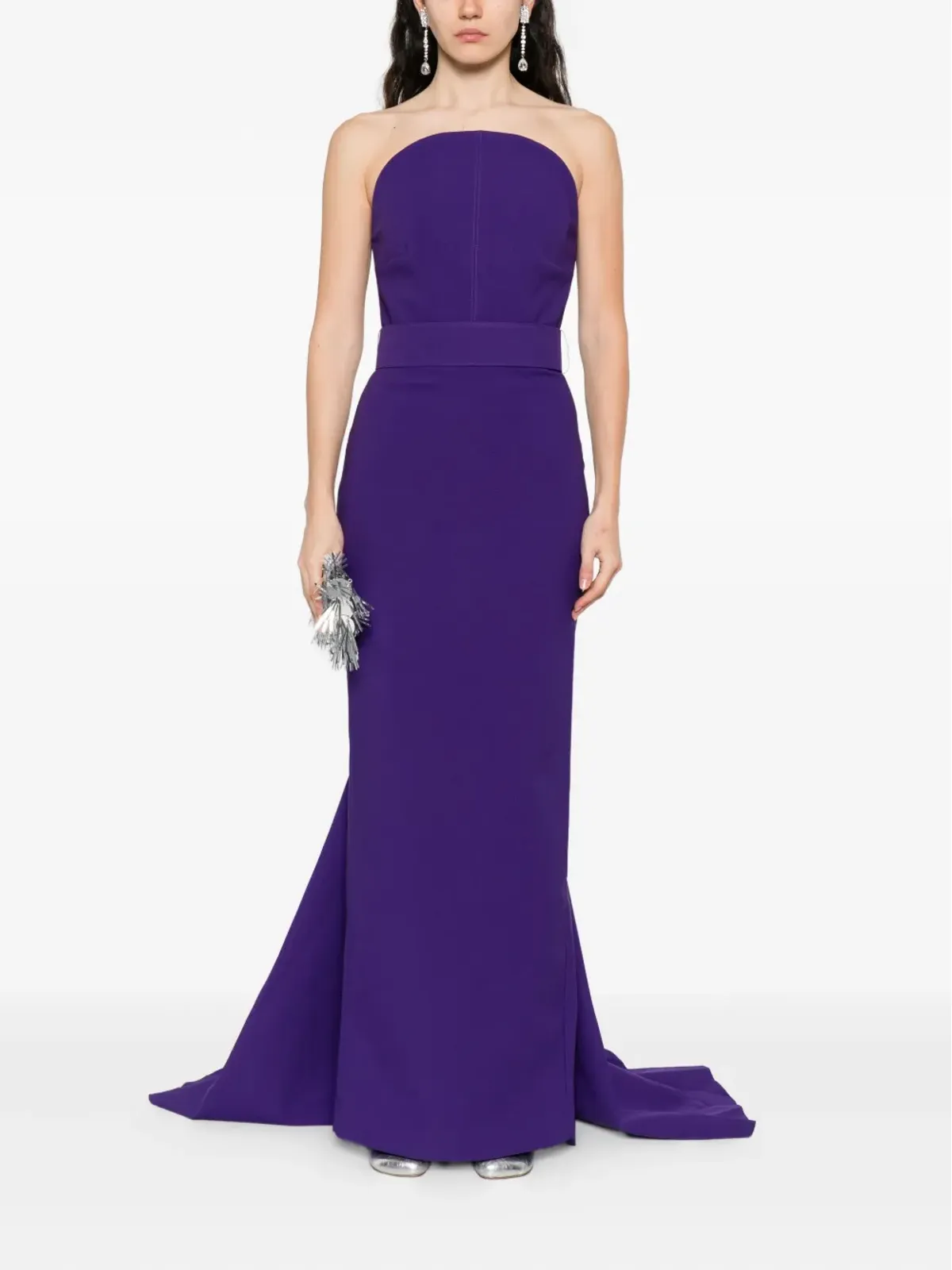 Solace London The Citra strapless maxi dress - Purple - 画像2