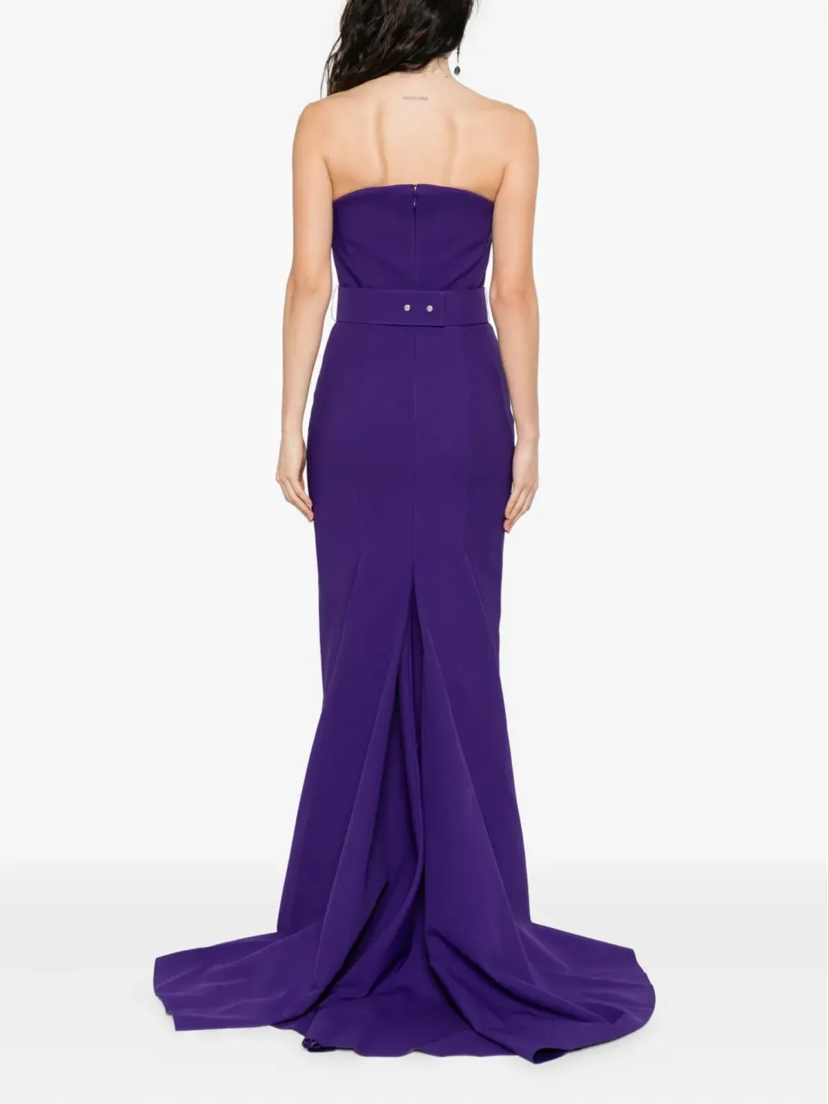 Solace London The Citra strapless maxi dress - Purple - 画像4