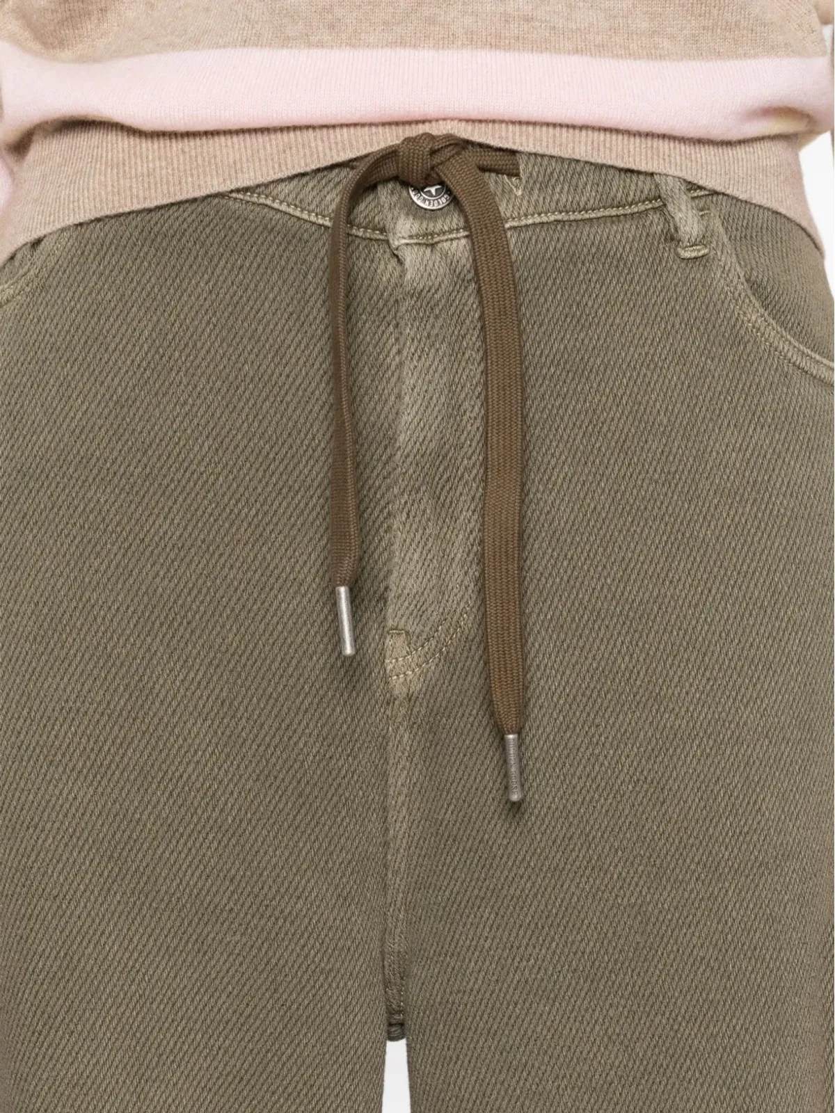 Golden Goose ドローストリング・ワイドレッグジーンズ - 画像5