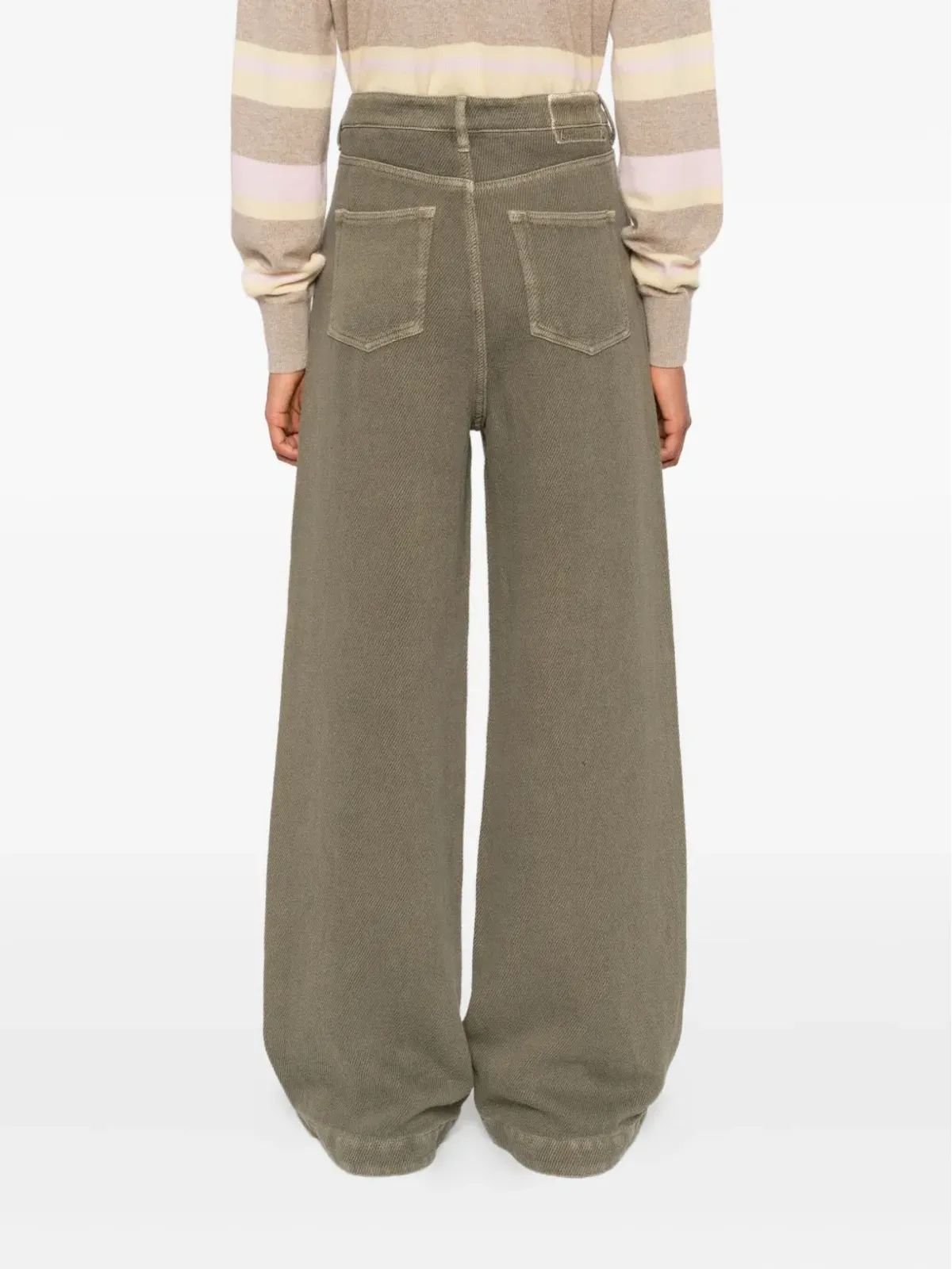 Golden Goose ドローストリング・ワイドレッグジーンズ - 画像4