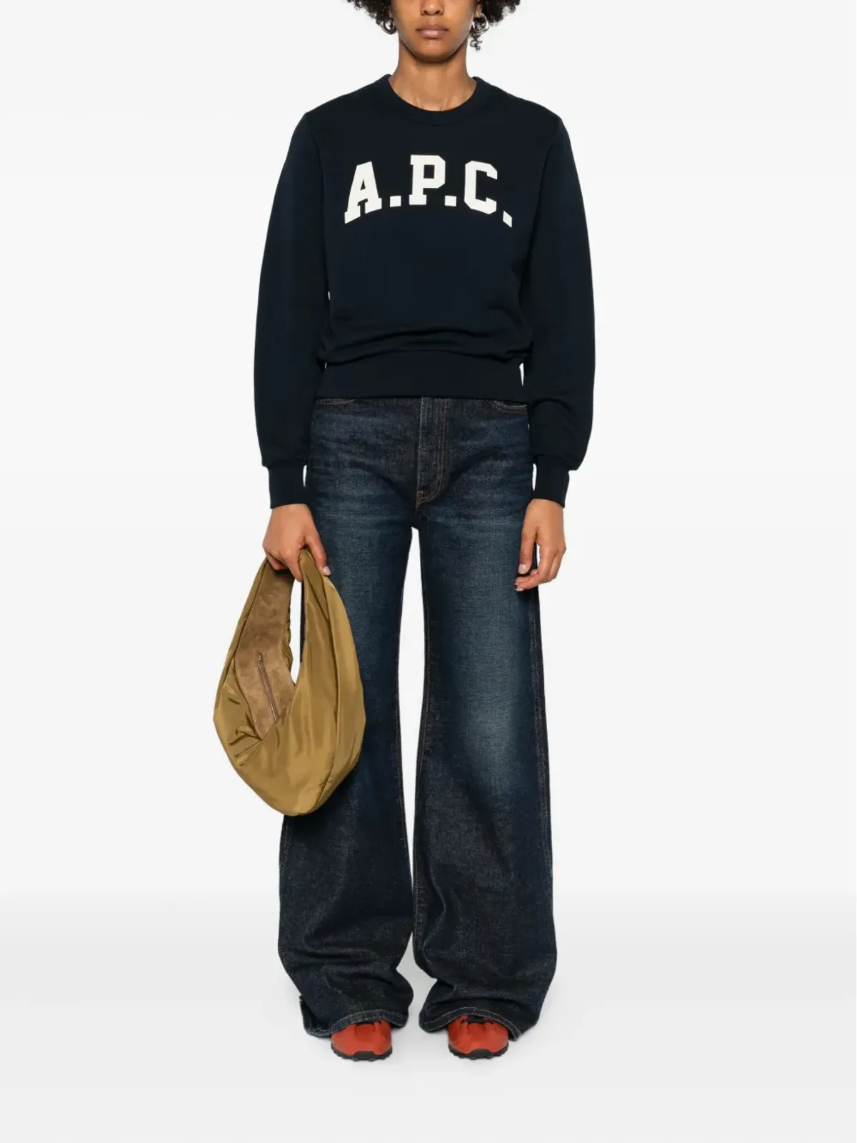 A.P.C. ロゴアップリケ スウェット - 画像2