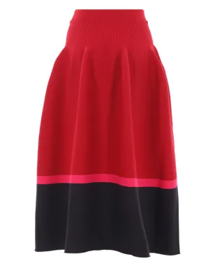 CFCL ribbed-knit flared skirt - サムネイル2