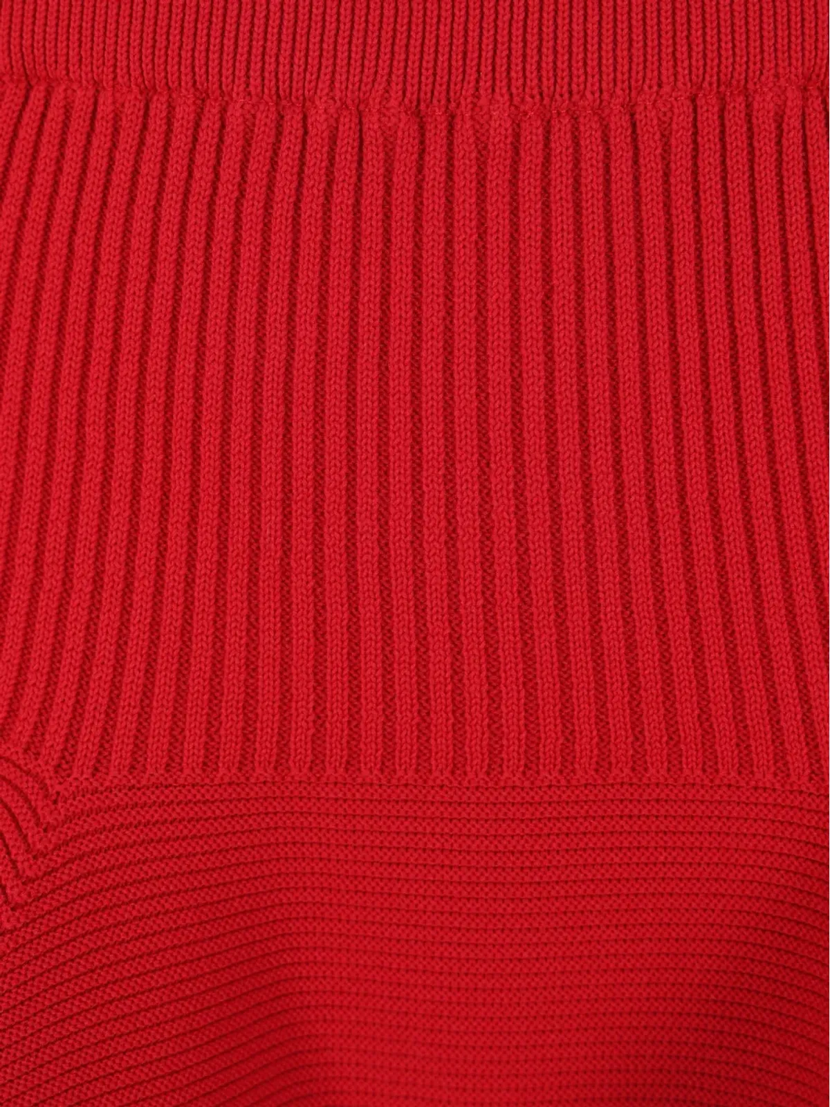 CFCL ribbed-knit flared skirt - 画像4