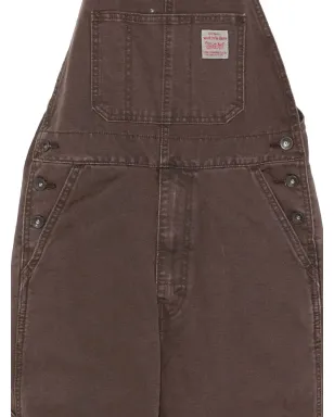 Levi's レッドタブ™ ボタン留め ポケット付きオーバーオール ブラウン - サムネイル3