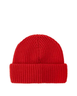 Moncler ribbed logo-plaque beanie - サムネイル2