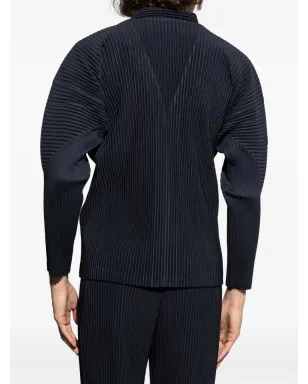 Homme Plissé Issey Miyake プリーツ ボタン留め付きカーディガン - サムネイル4
