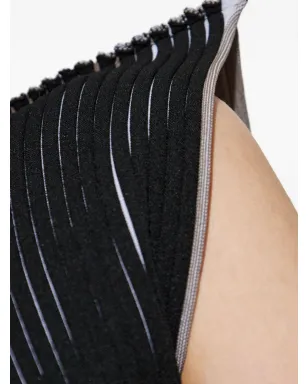 Issey Miyake ストライプ柄プリーツトップ - サムネイル4