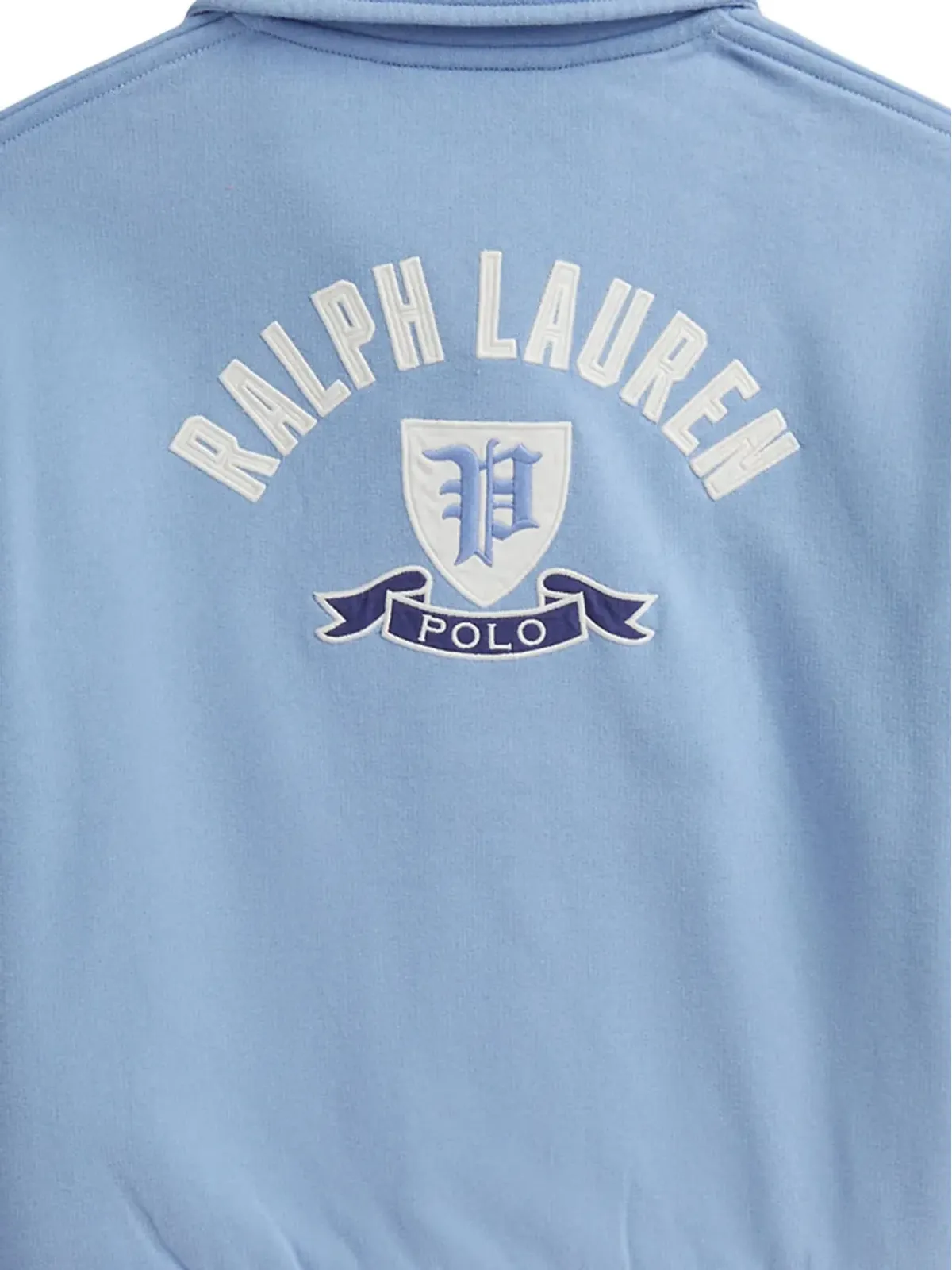 POLO RALPH LAUREN KIDS 刺繍ロゴ バーシティジャケット ブルー - 画像3