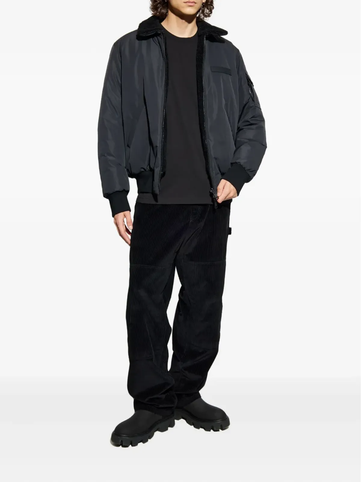 Moncler シェルパカラー ボンバー ジャケット - 画像2