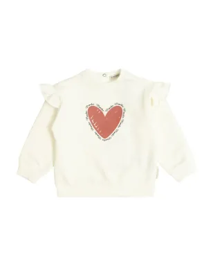Moncler Enfant ハートプリント スウェット - サムネイル1