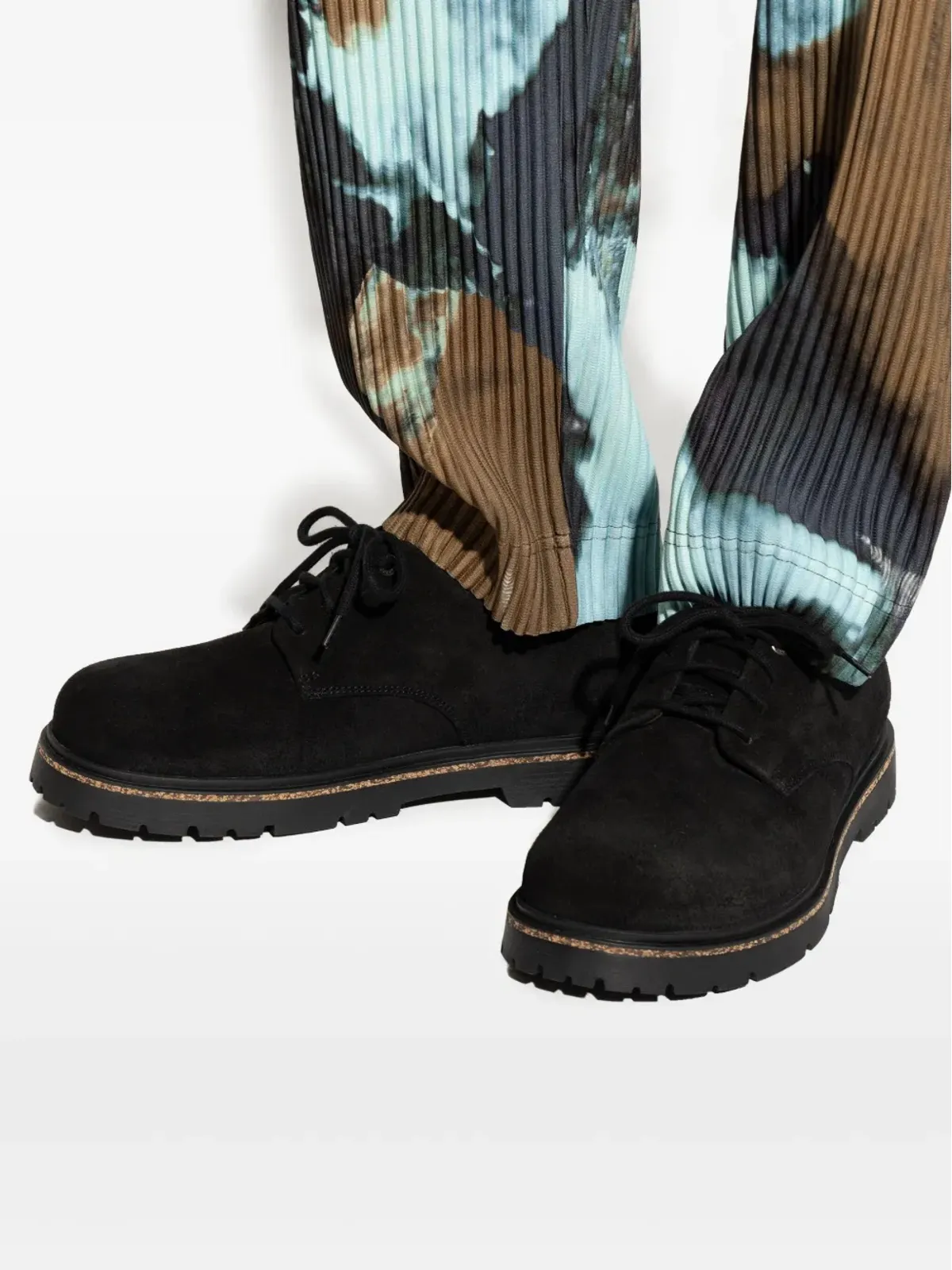 Birkenstock ハイウッド レースアップスエード Derbyシューズ ブラック - 画像5
