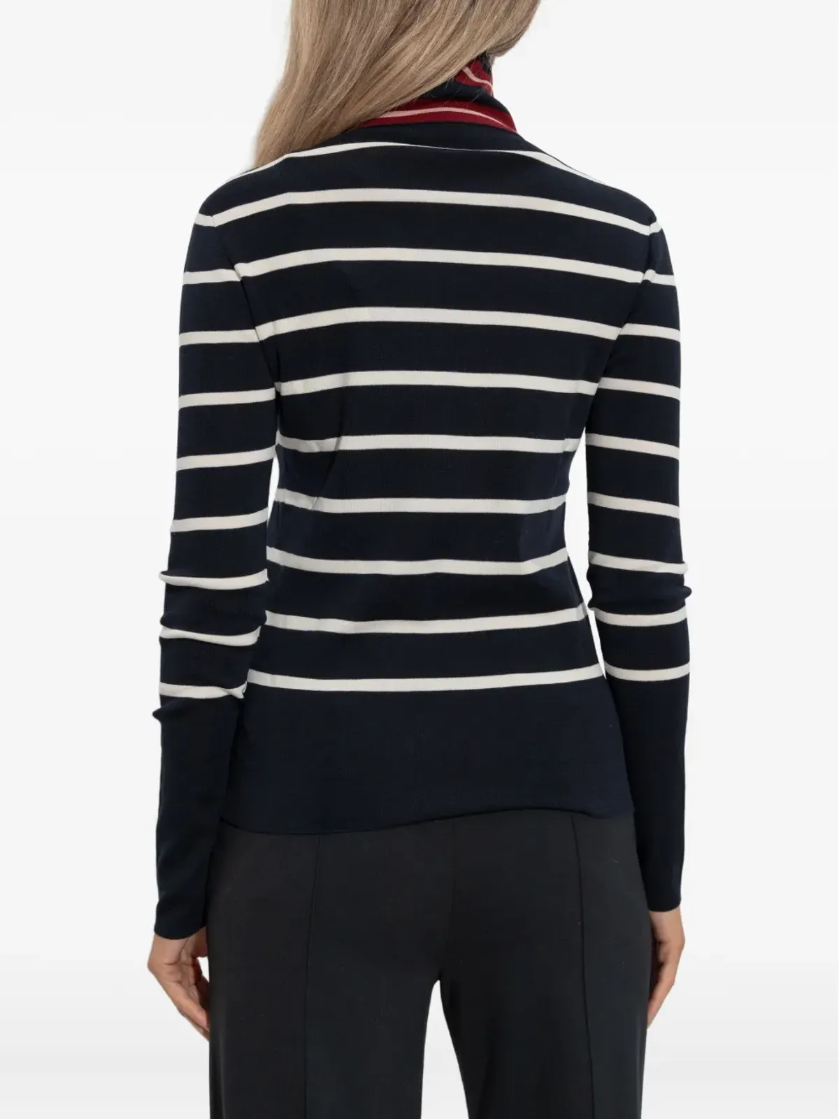 Moncler ハイネックストライプニットセーター - 画像4