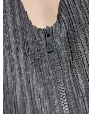 Pleats Please Issey Miyake ジップ付きプリーツジャンプスーツ - Grey - サムネイル5